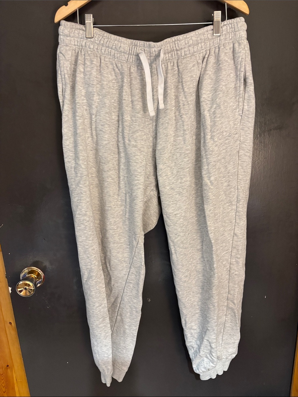 H&M Light Gray Men's Drawstring Joggers